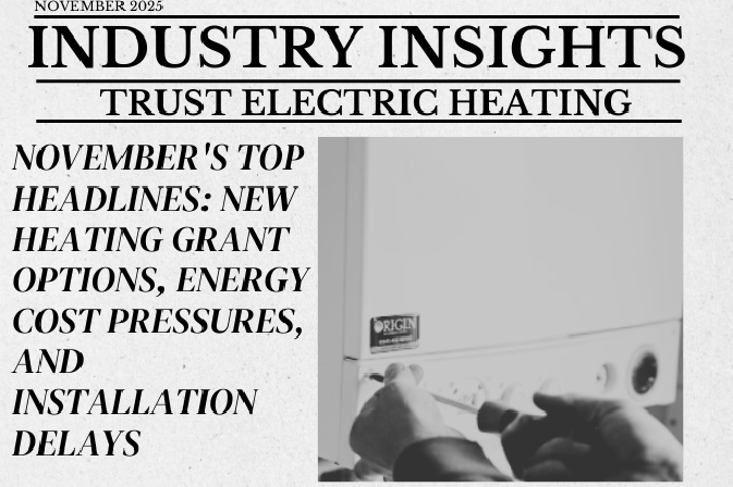 November's Top Headlines: New Heating Grant Options, Energy Cost Pressures, and Installation Delays