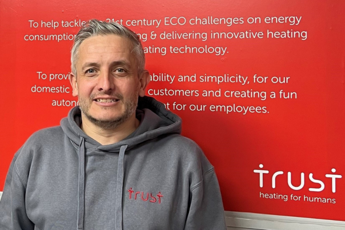 Trust Electric Heating appoints new sales manager